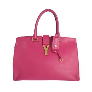 SAINT LAURENT PARIS Monogram Cabas 2way Leather HandBag